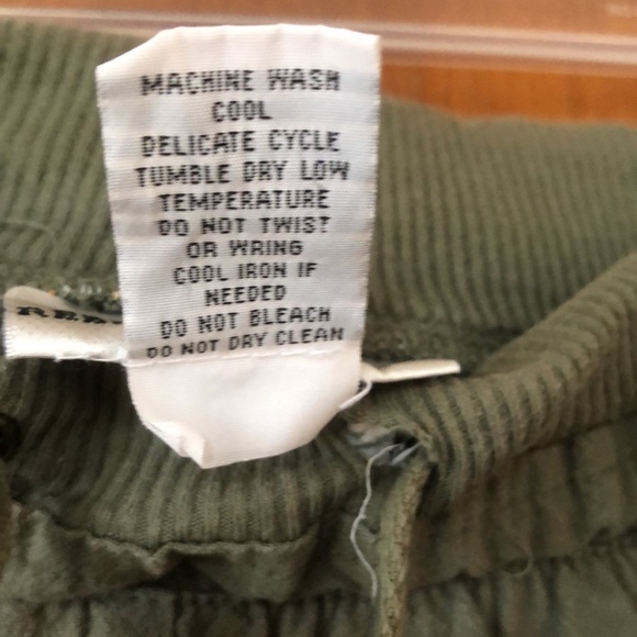 Elastic waist, drawstring cotton capris size Large - Picture 4 of 5